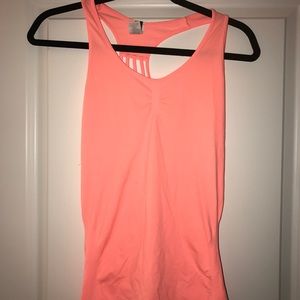 Orange workout top size small